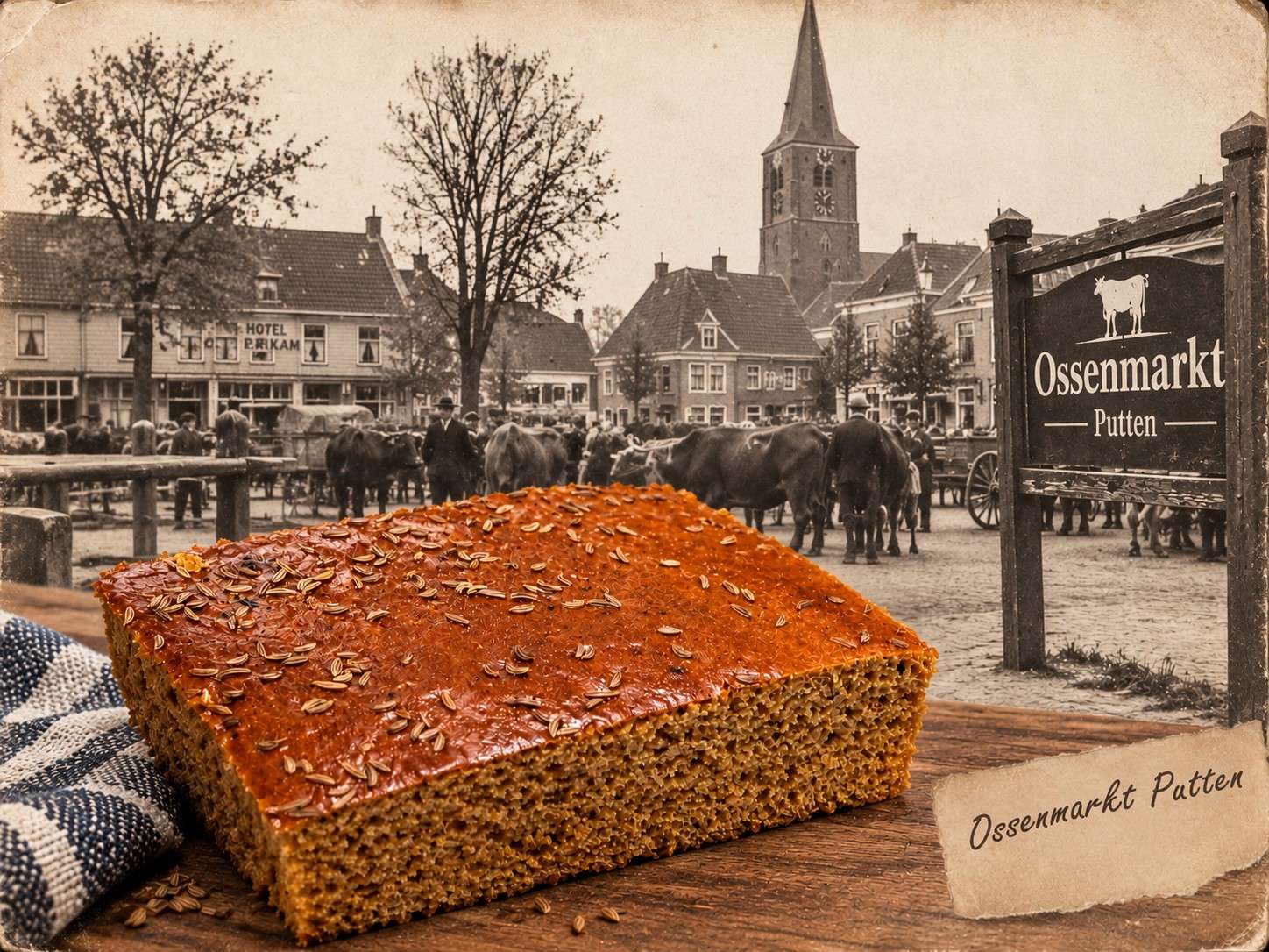 Na gemis vorig jaar is de Puttense mopkoek terug op de Ossenmarkt