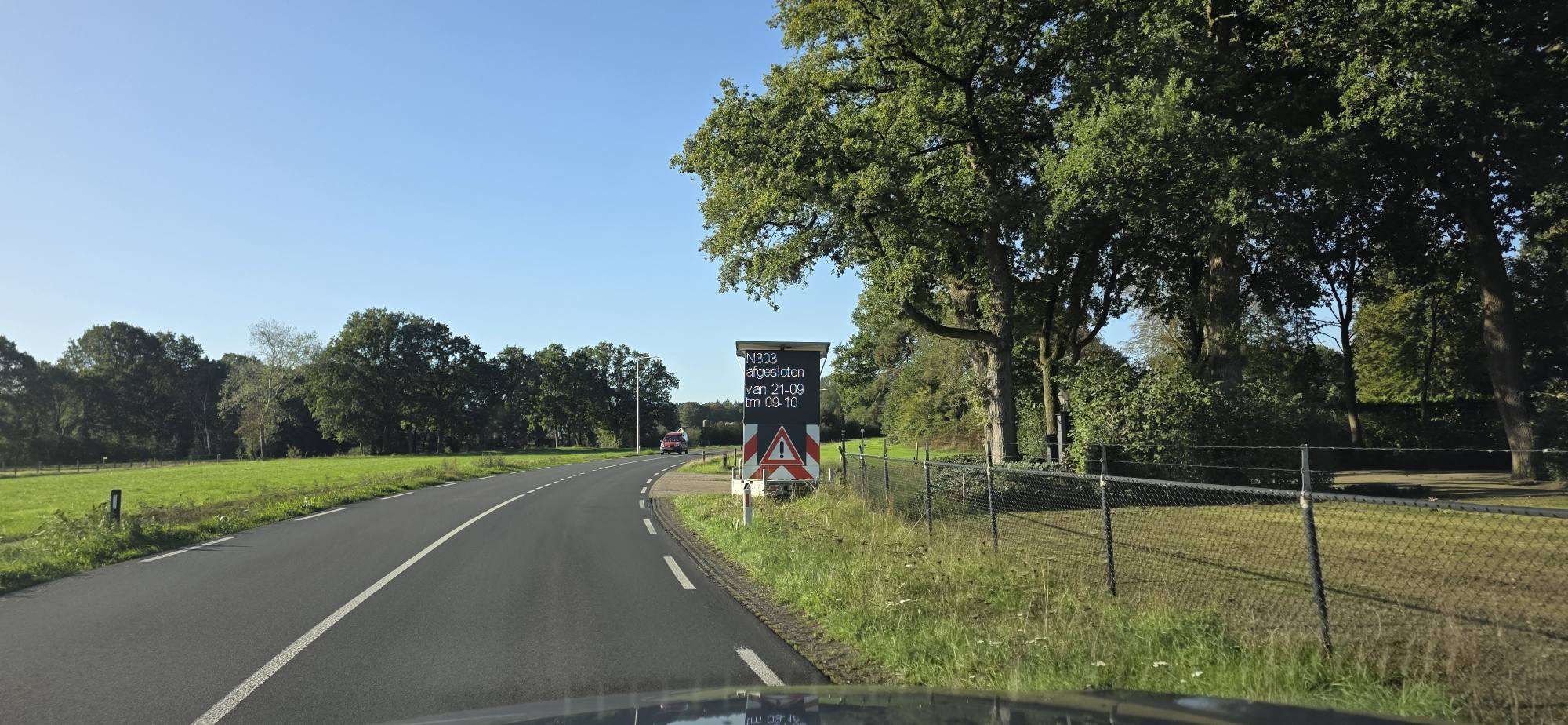 Putten stelt nog geen extra omleidingen in tijdens afsluiting N303